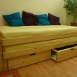 Zasunovac postel s lonm prostorem